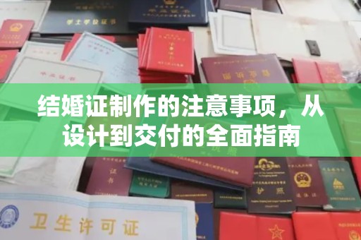 娄底结婚证制作的注意事项，从设计到交付的全面指南
