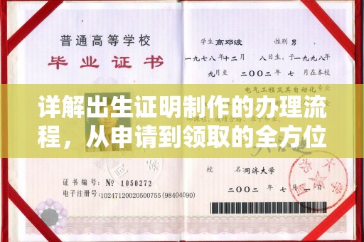 娄底详解出生证明制作的办理流程，从申请到领取的全方位指南