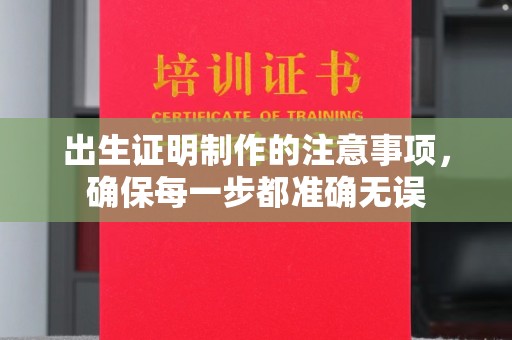 娄底出生证明制作的注意事项，确保每一步都准确无误