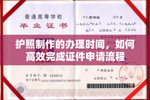 娄底护照制作的办理时间，如何高效完成证件申请流程
