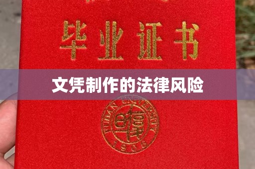 娄底文凭制作的法律风险