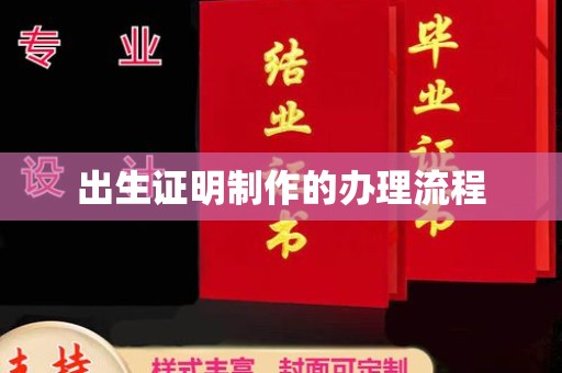 娄底出生证明制作的办理流程