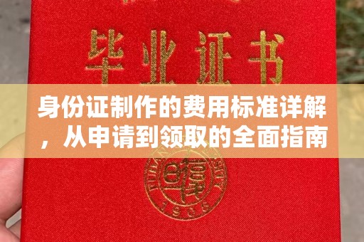 娄底身份证制作的费用标准详解，从申请到领取的全面指南