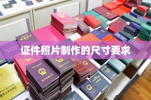 娄底证件照片制作的尺寸要求