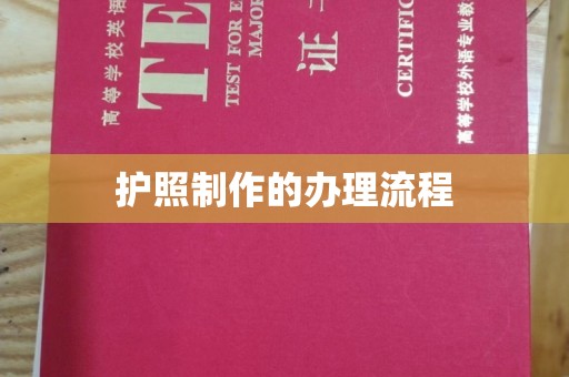 娄底护照制作的办理流程